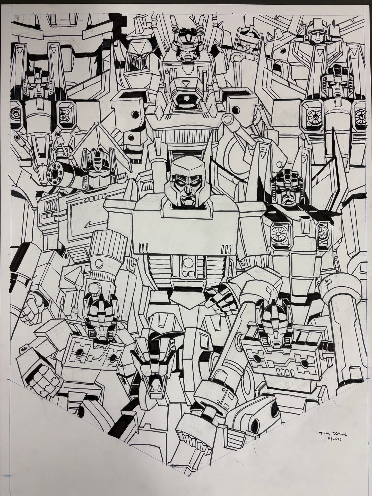 Transformers - Decepticons original art