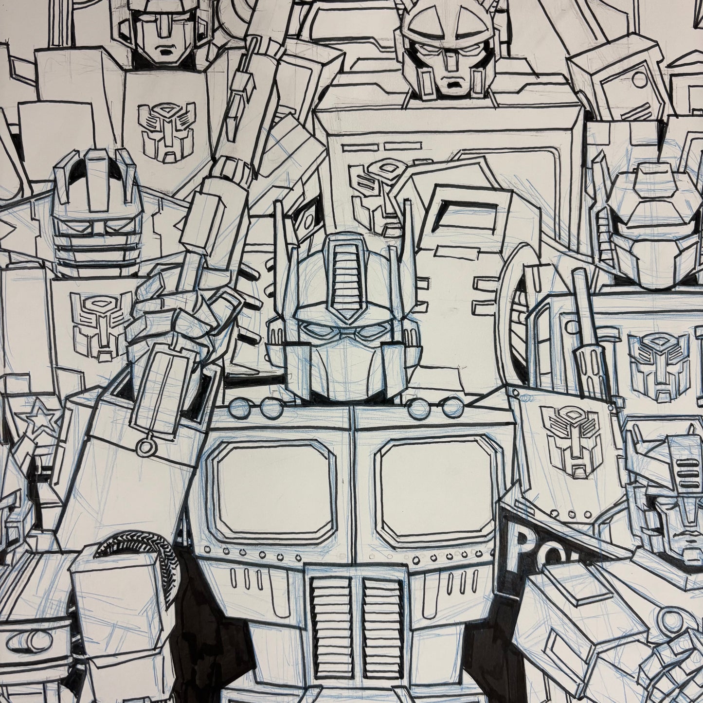 Transformers - Autobots original art