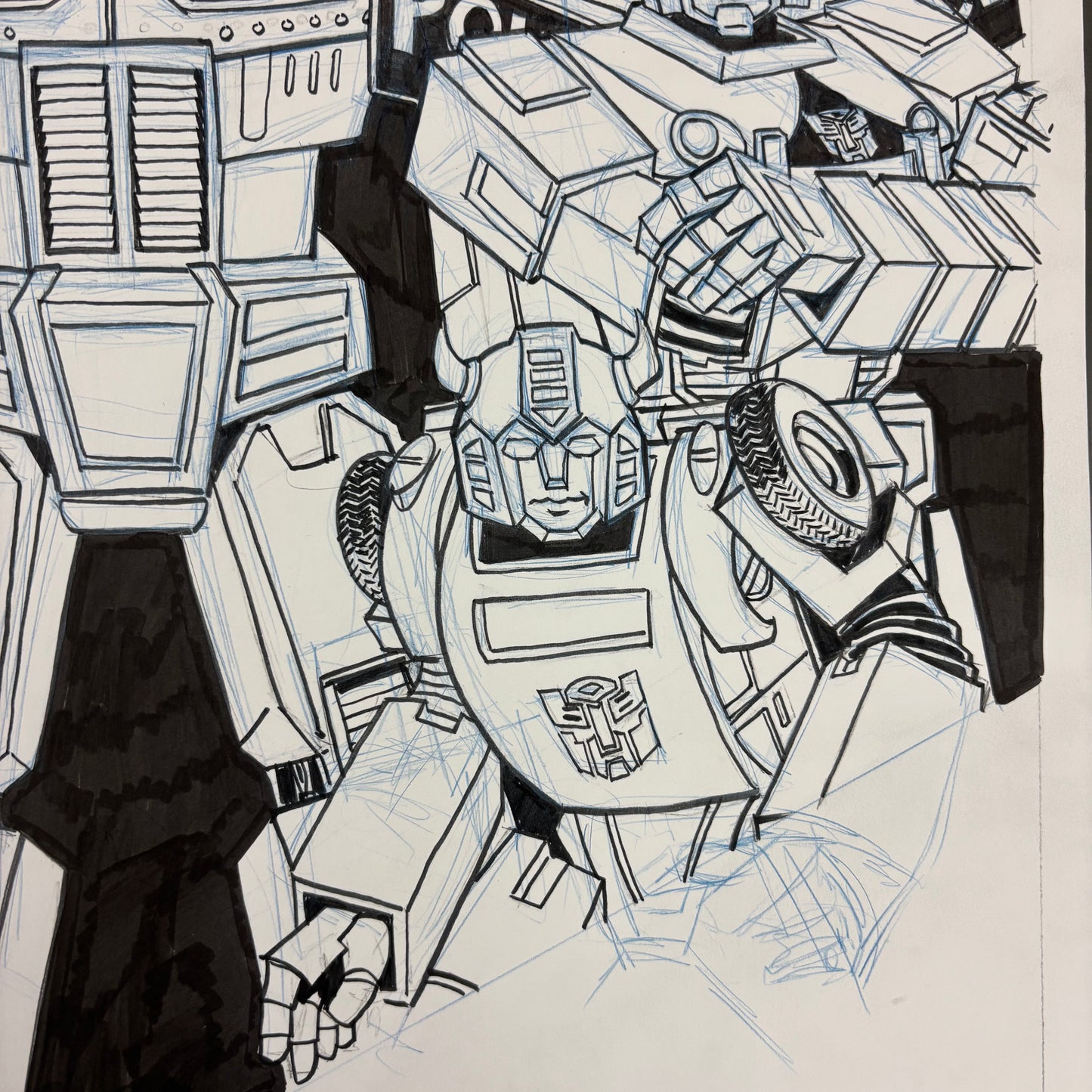 Transformers - Autobots original art