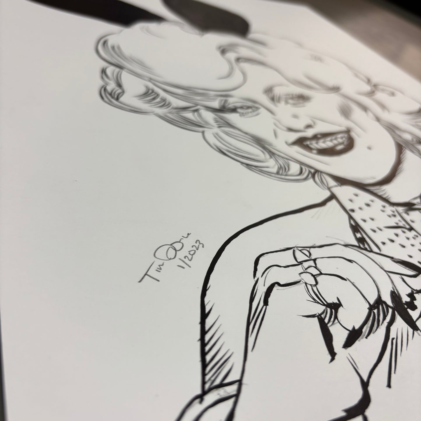 Dolly Parton original art