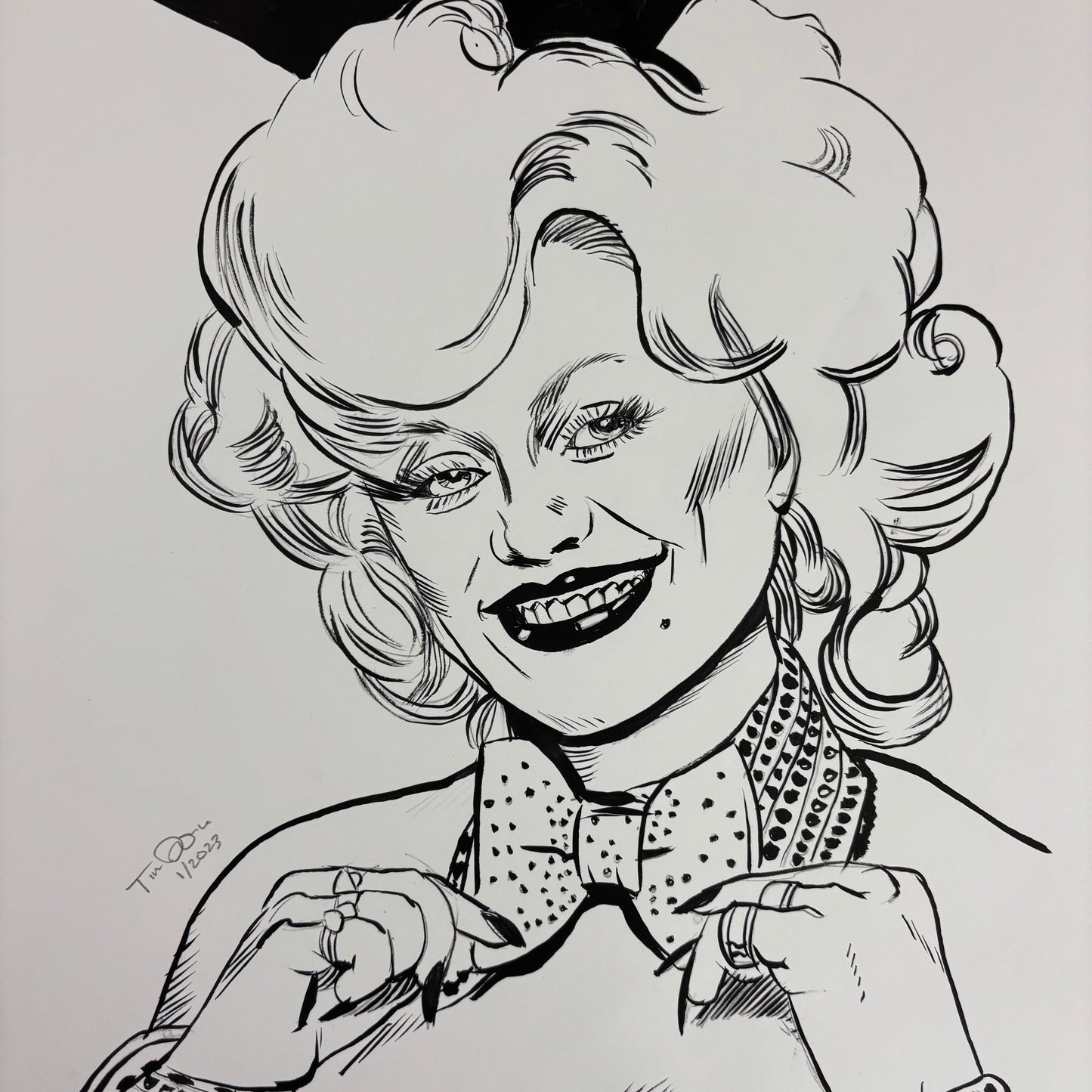 Dolly Parton original art
