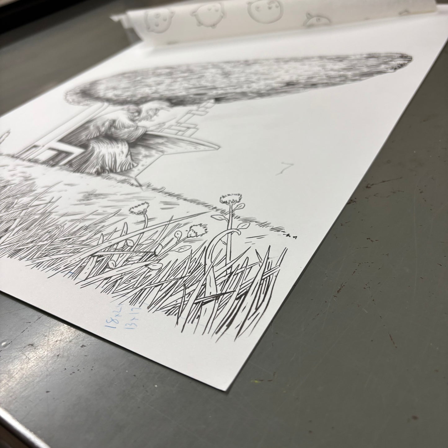 "How Do You Live" original art
