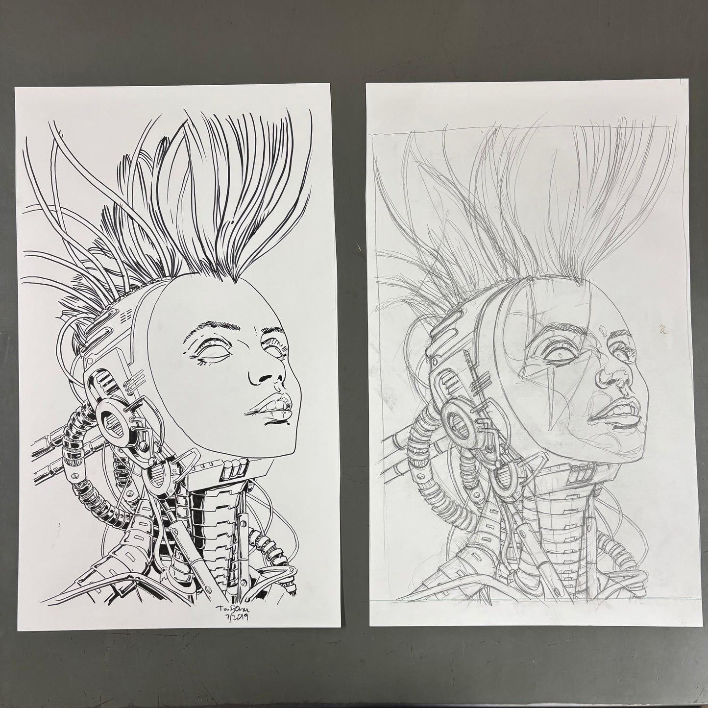 "Rockstar Ending" original art