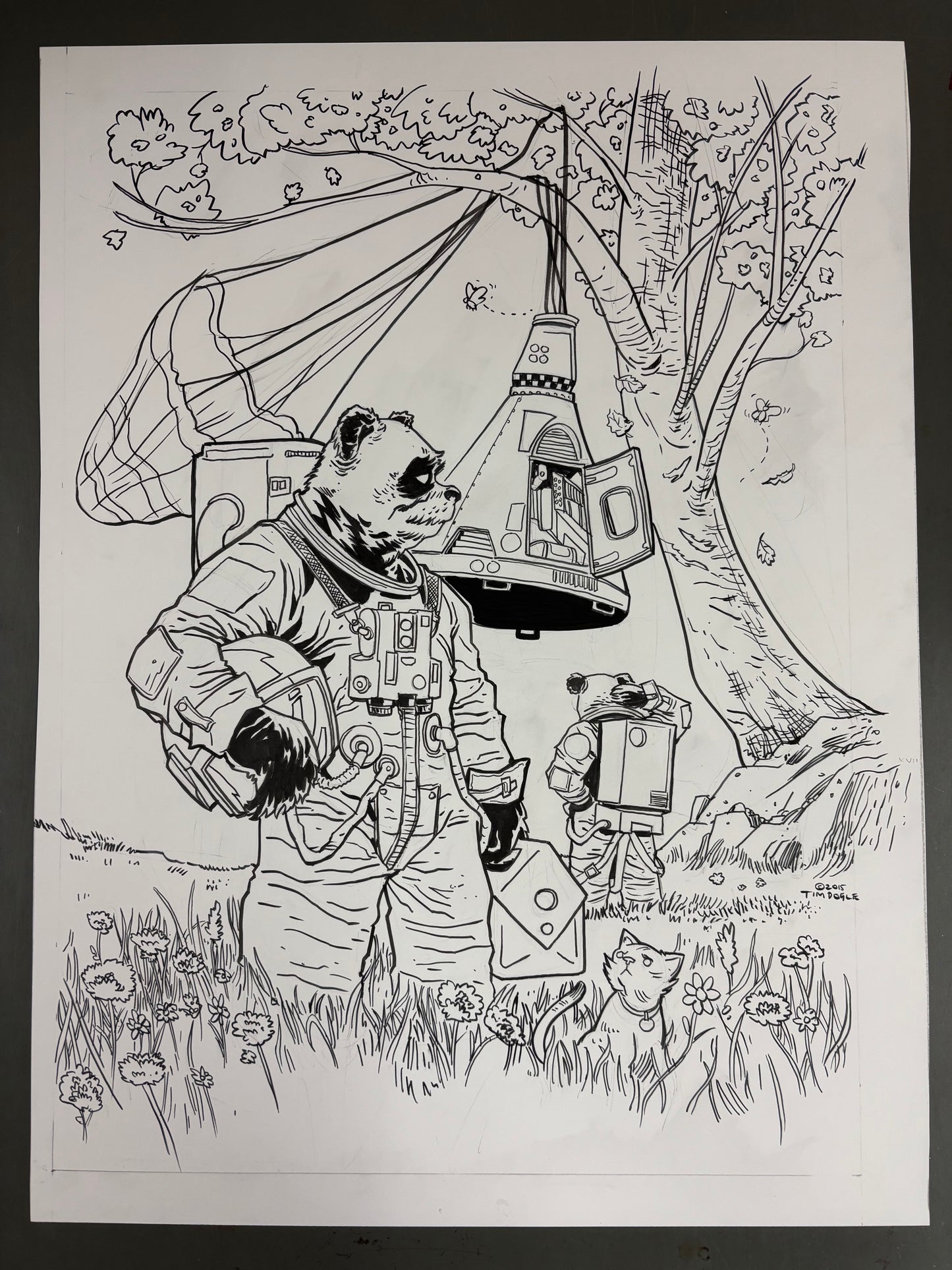 Coachella 2015 official poster original art