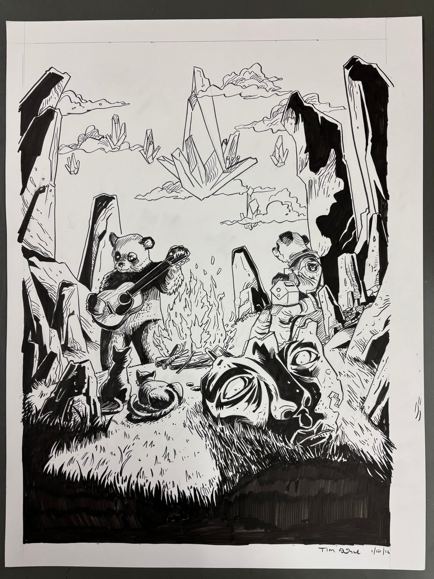 Coachella 2016 official poster original art