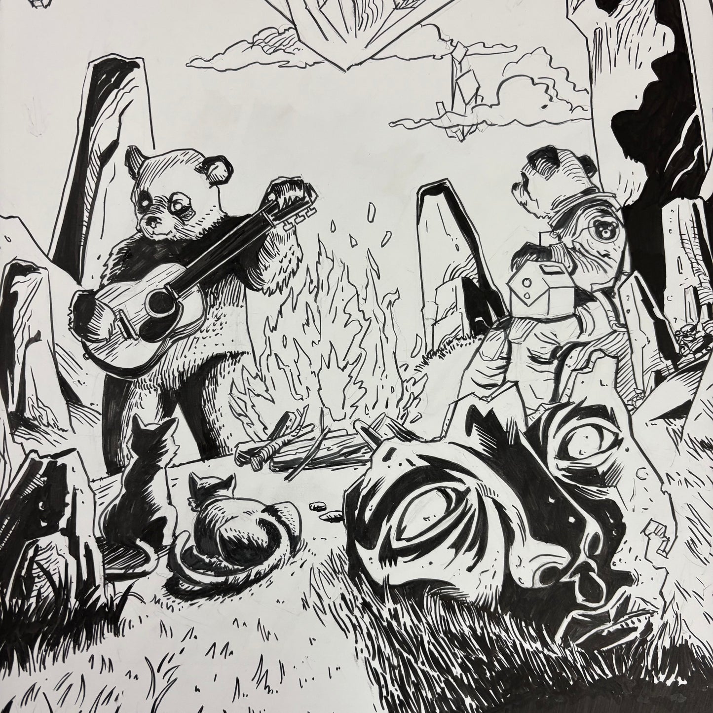 Coachella 2016 official poster original art