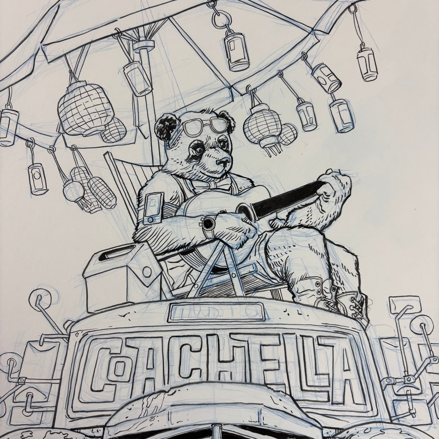 Coachella 2018 official poster original art