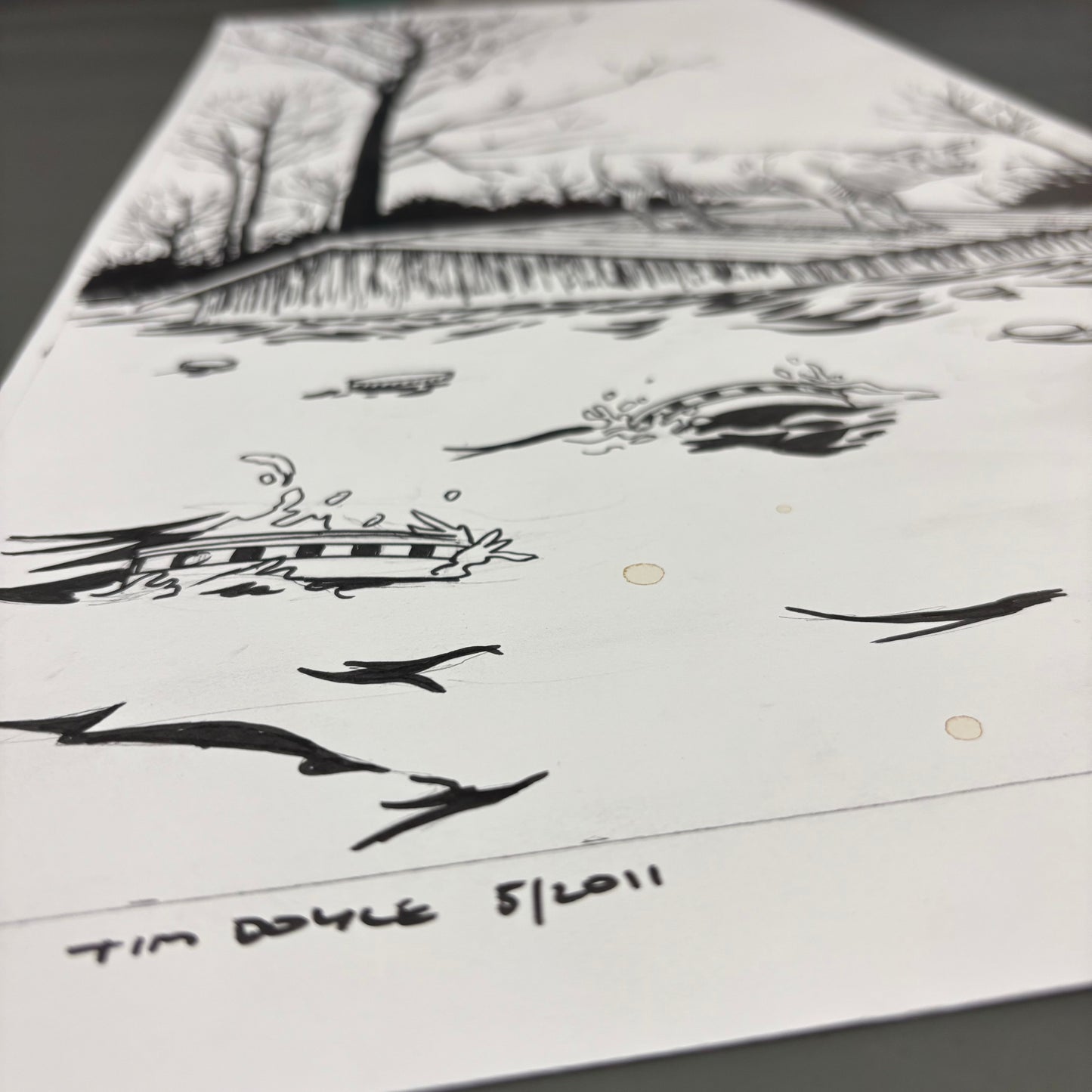 "The Prophecy" original art