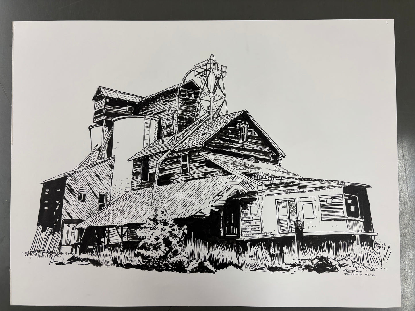 Eric Church gig poster #5 original art
