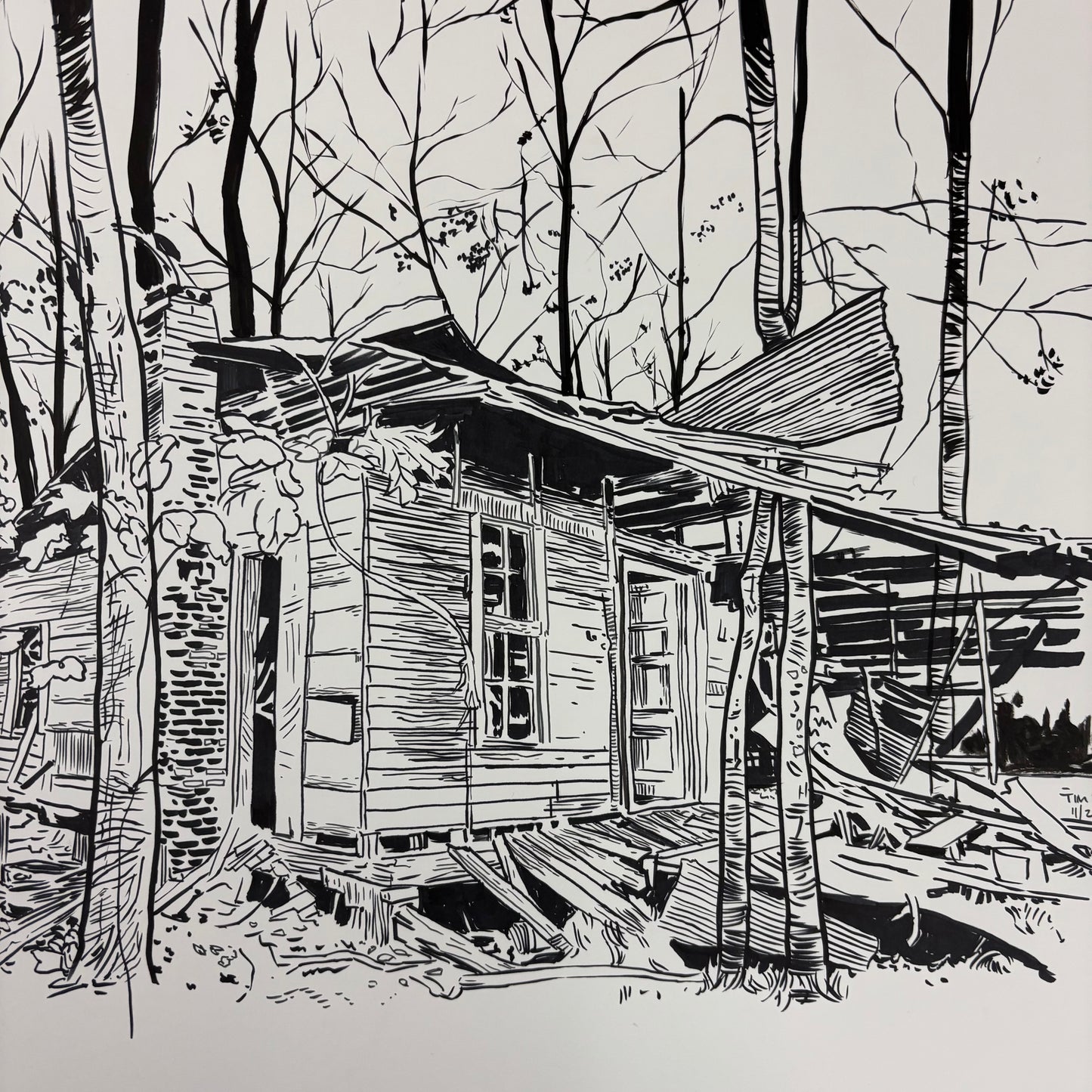 Eric Church gig poster #7 original art