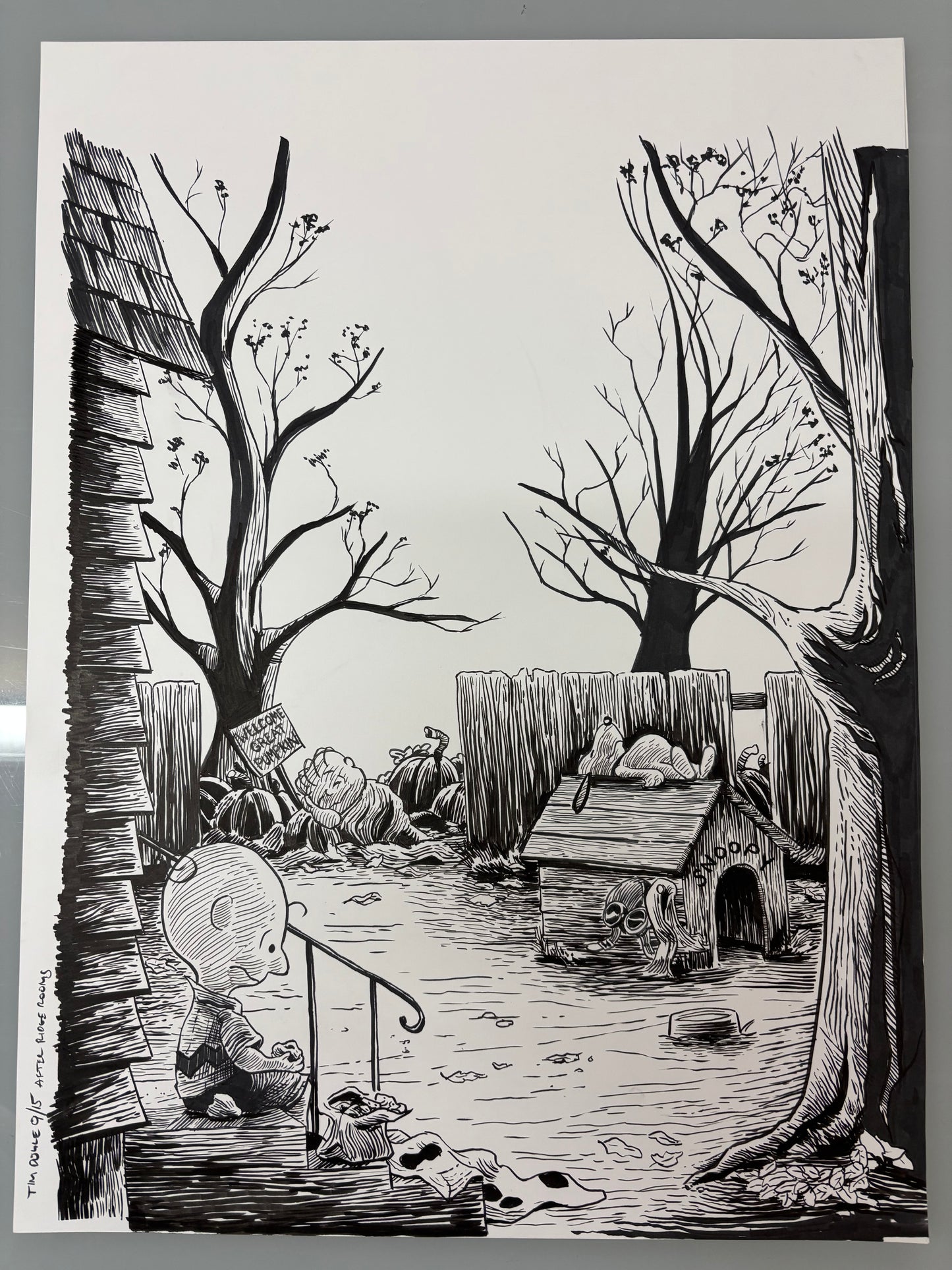Charlie Brown original art #1