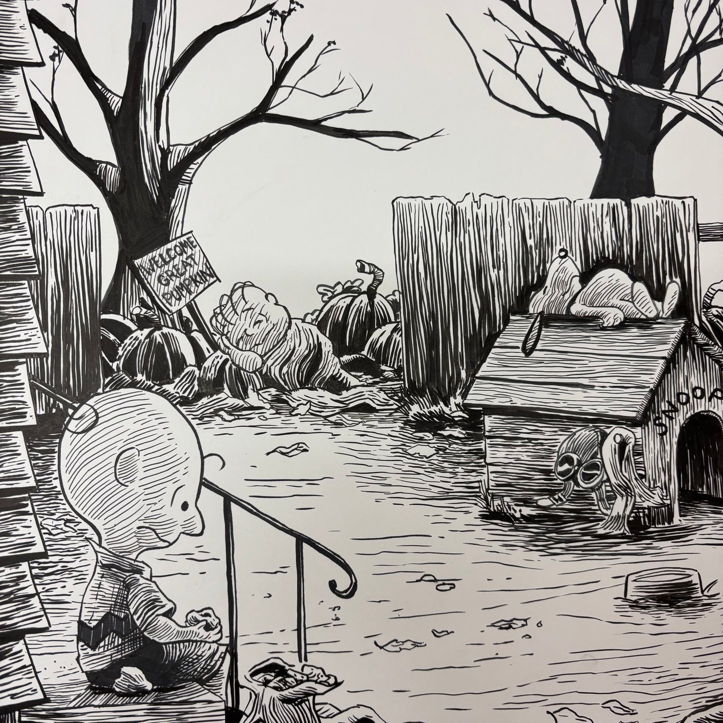 Charlie Brown original art #1