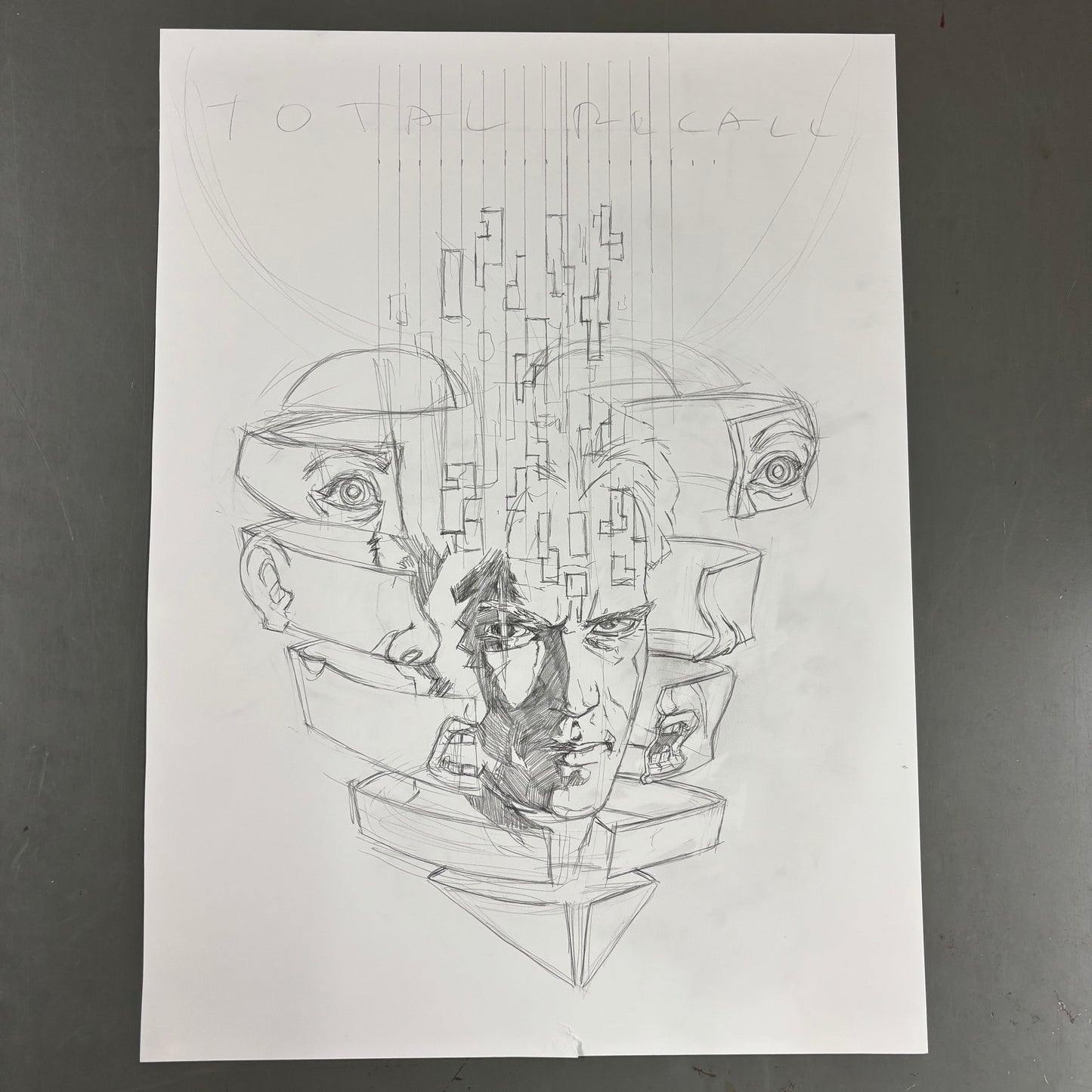 "Total Recall" original art (set)