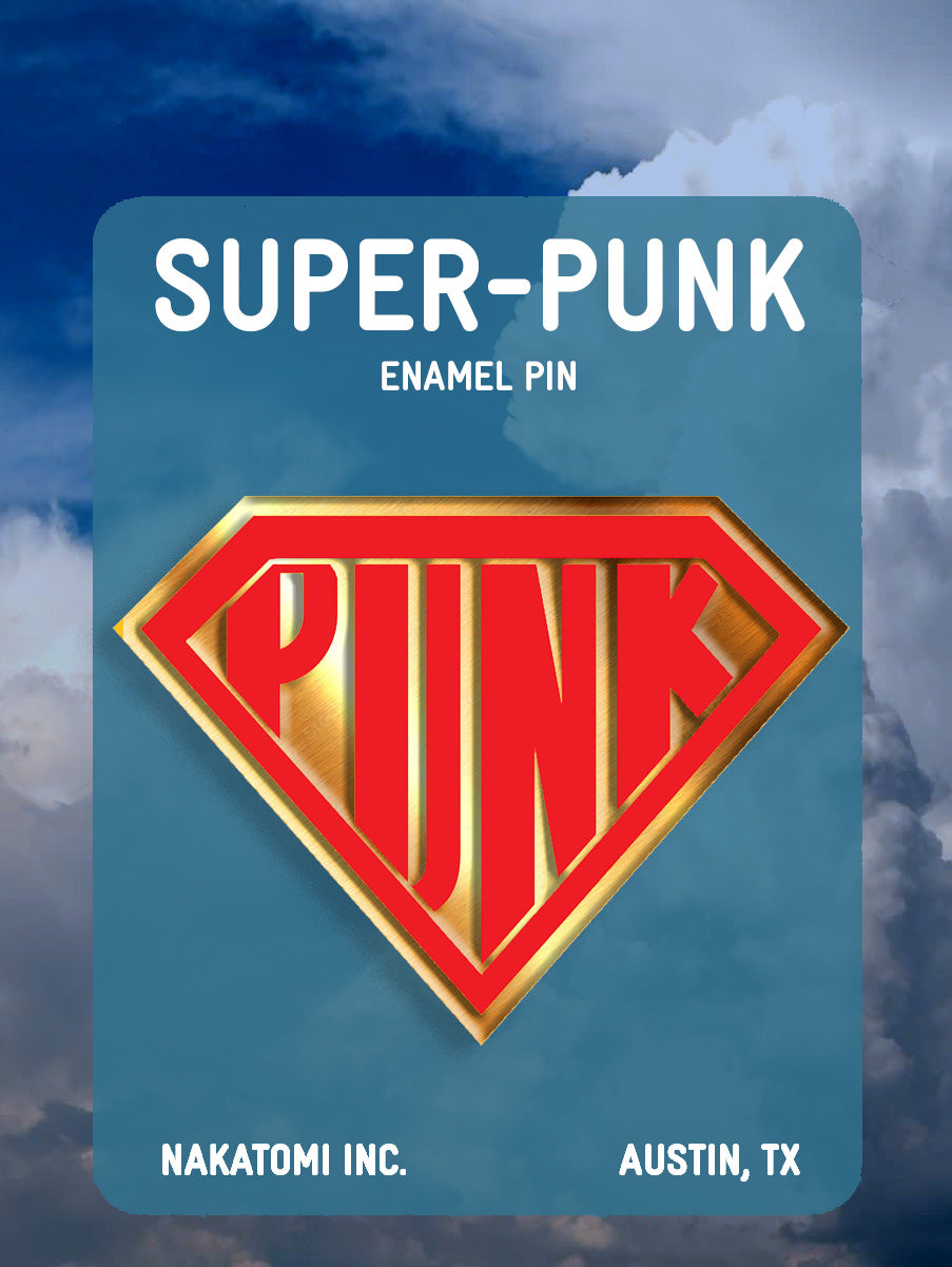 Super-Punk Enamel Pin