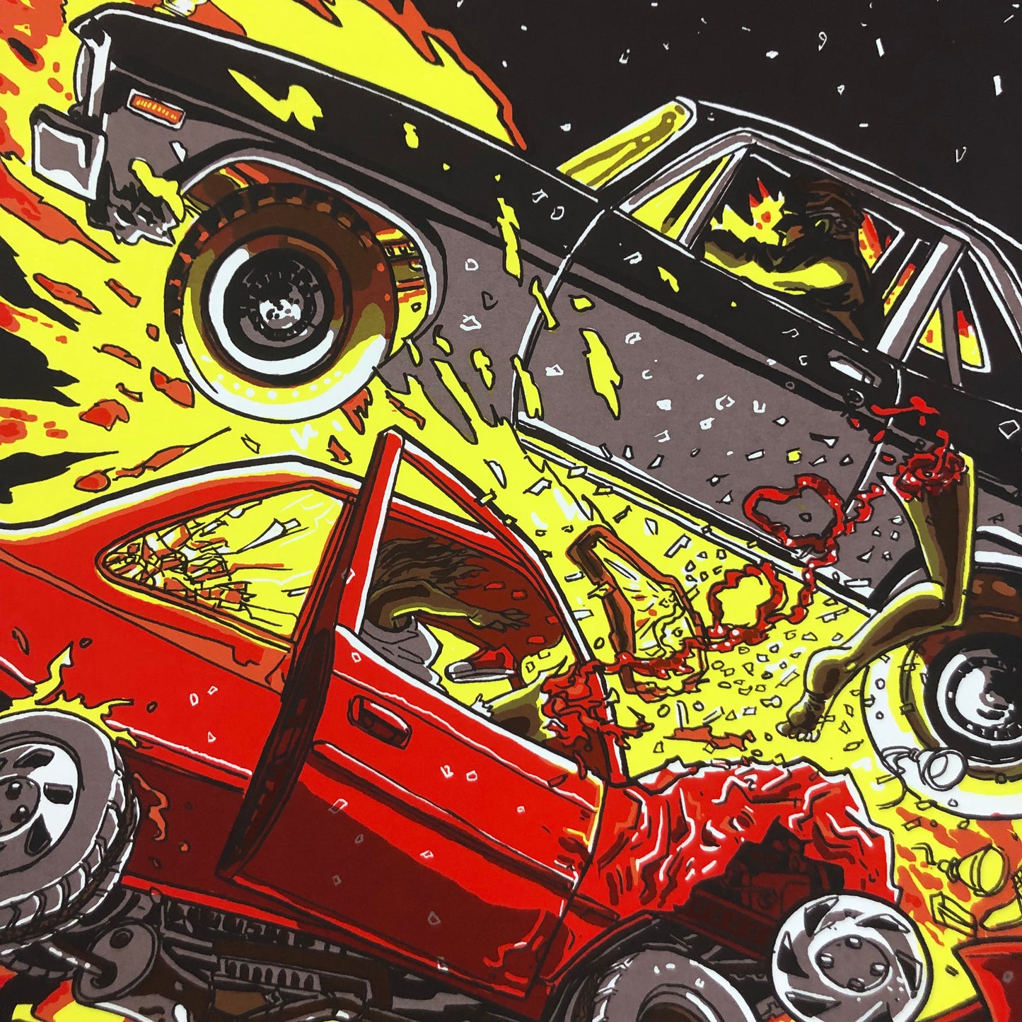 A 1971 Chevy Nova Making Love to a 1996 Honda Civic