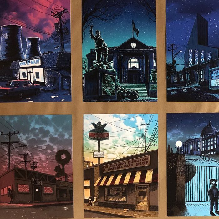 Springfield Postcard Set