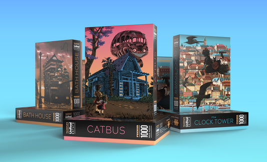 New Jigsaw Puzzles and Miyazaki Postcard Set