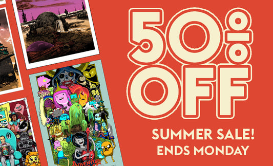 50% off SUMMER SALE! Ends MONDAY!