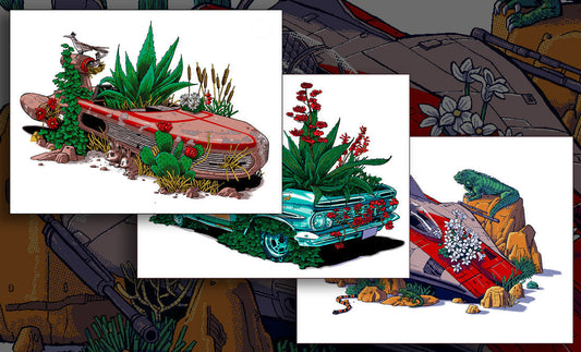 KUDZU EMPIRE- prints exclusive to PAPER WORK!