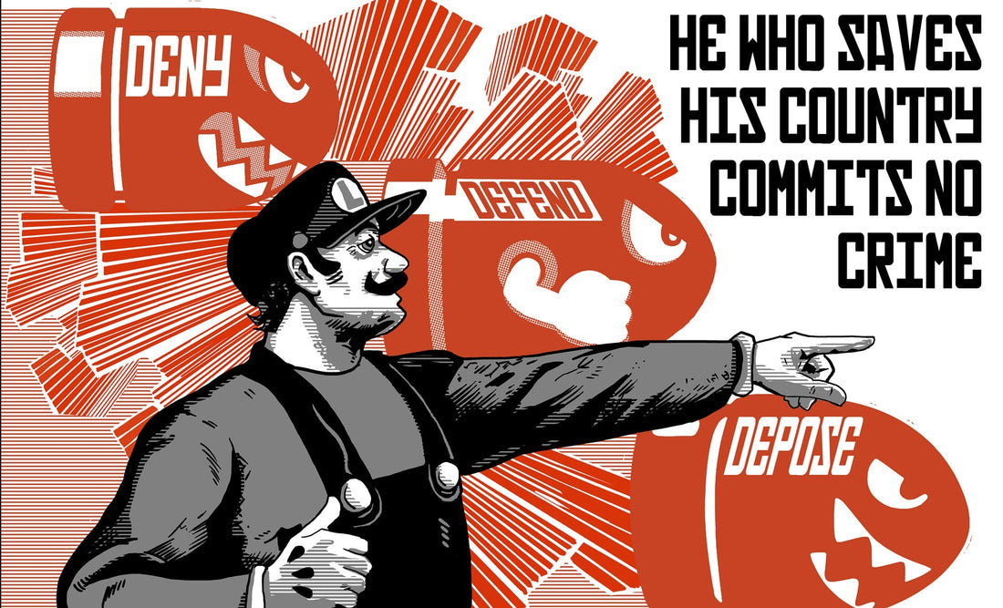 NEW- INEVITABLE LUIGI print by Doyle!