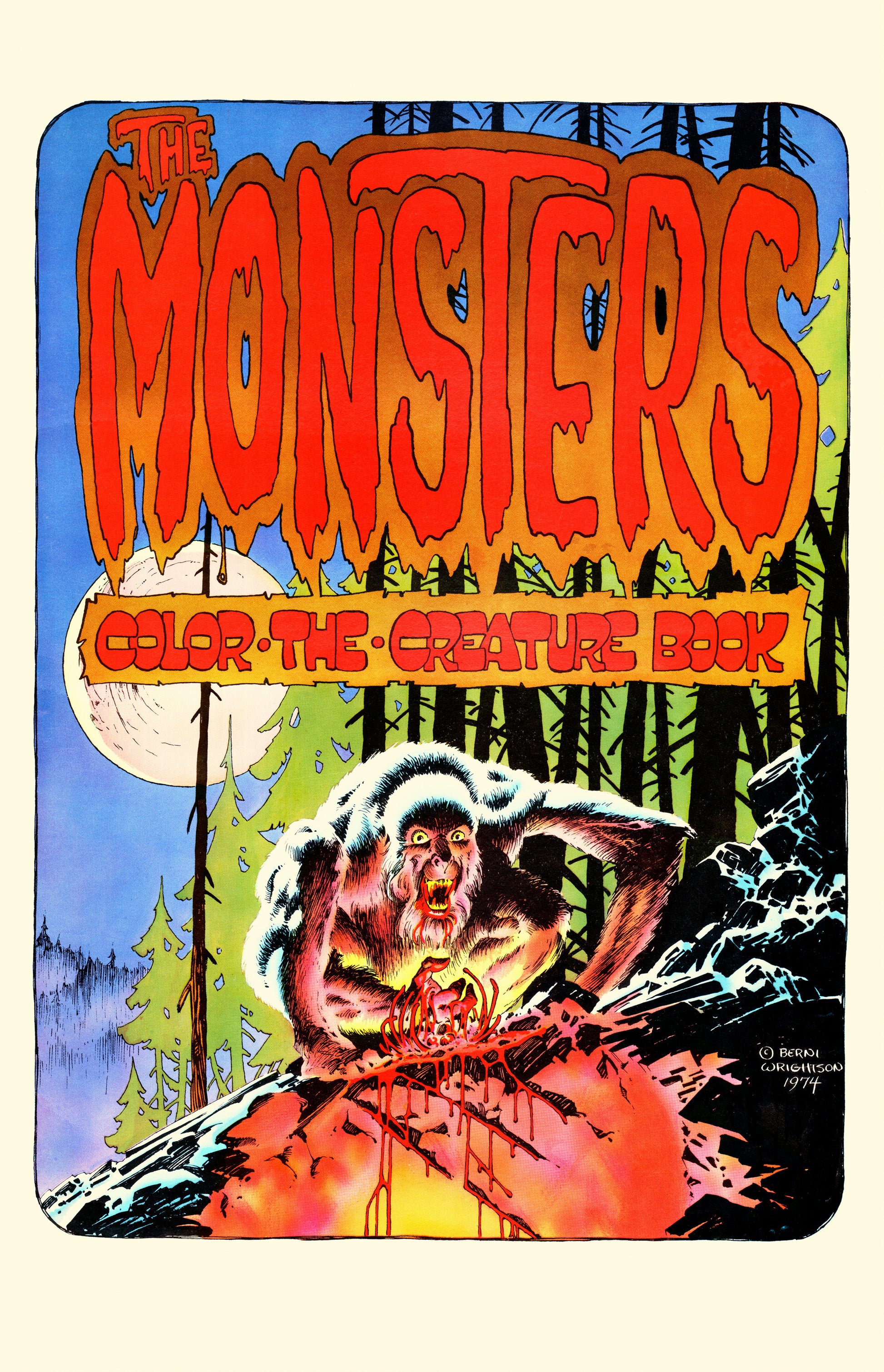 the art of monsters inc book The Monsters: Color-The-Creature Book – Nakatomi, Inc