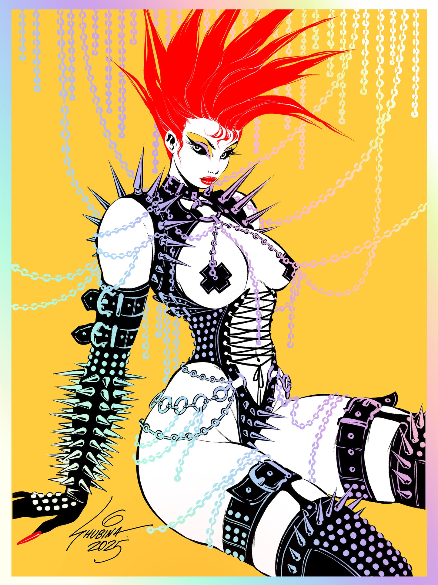 Sveta Shubina three print set (rainbow foil)