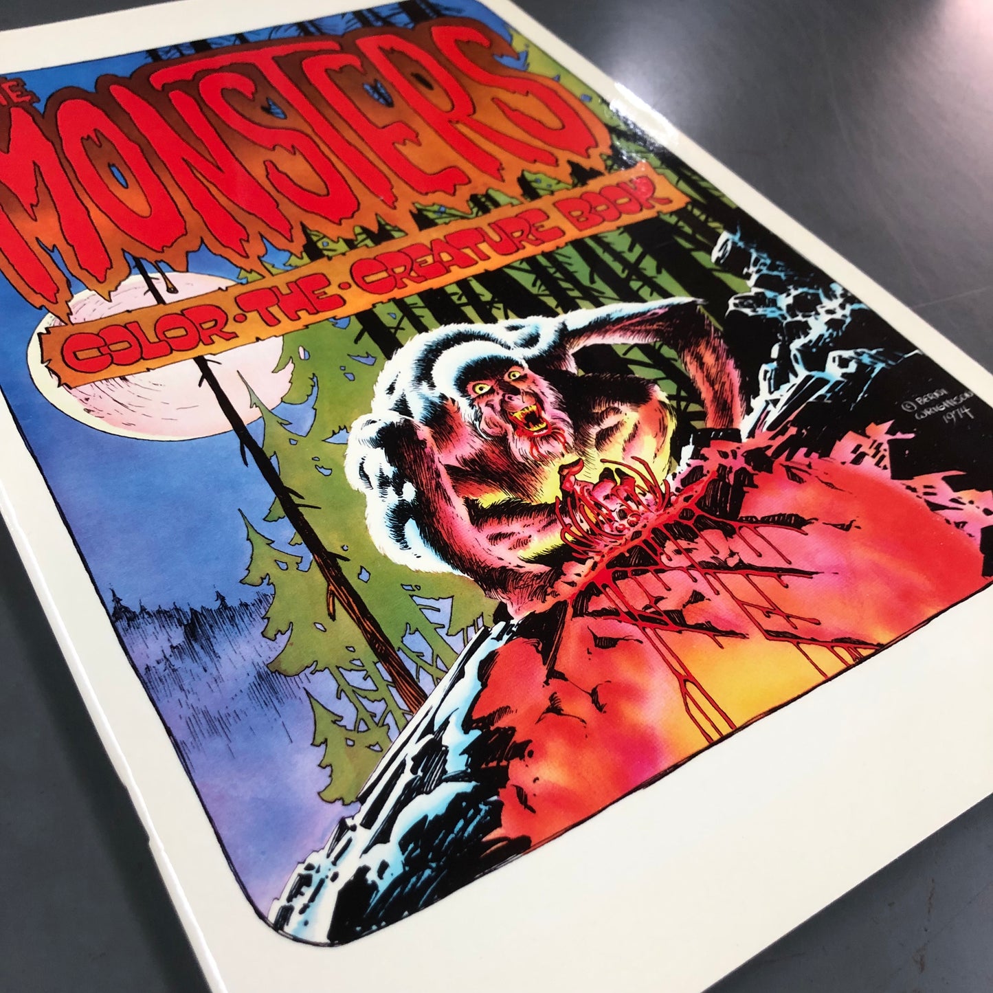 The Monsters: Color-The-Creature Book