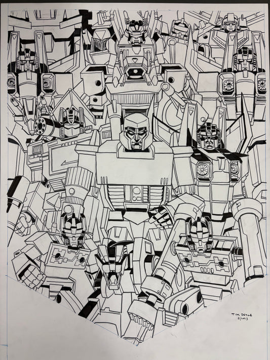 Transformers - Decepticons original art
