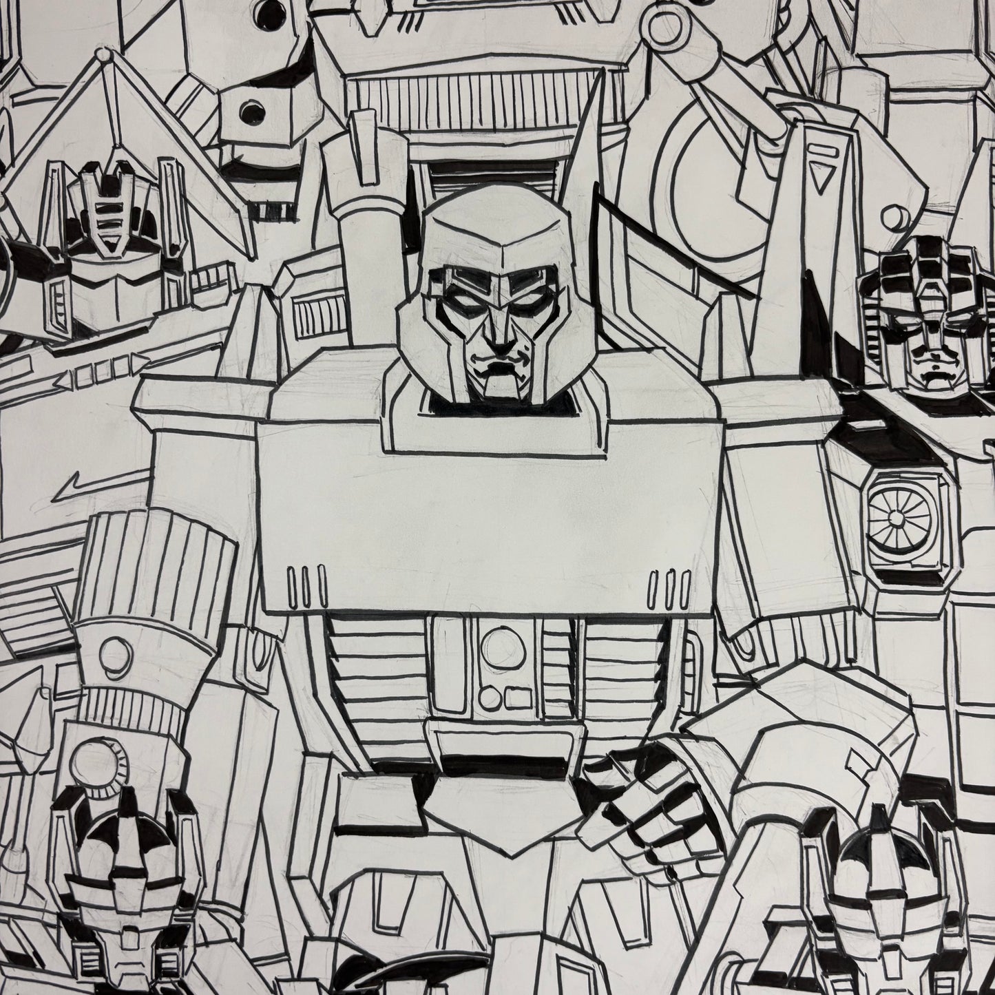 Transformers - Decepticons original art
