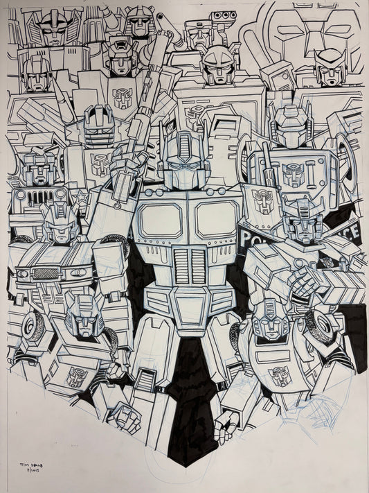 Transformers - Autobots original art
