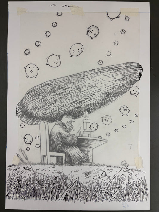 "How Do You Live" original art