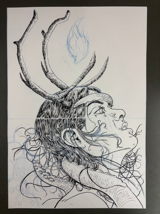 "The Beast" original art