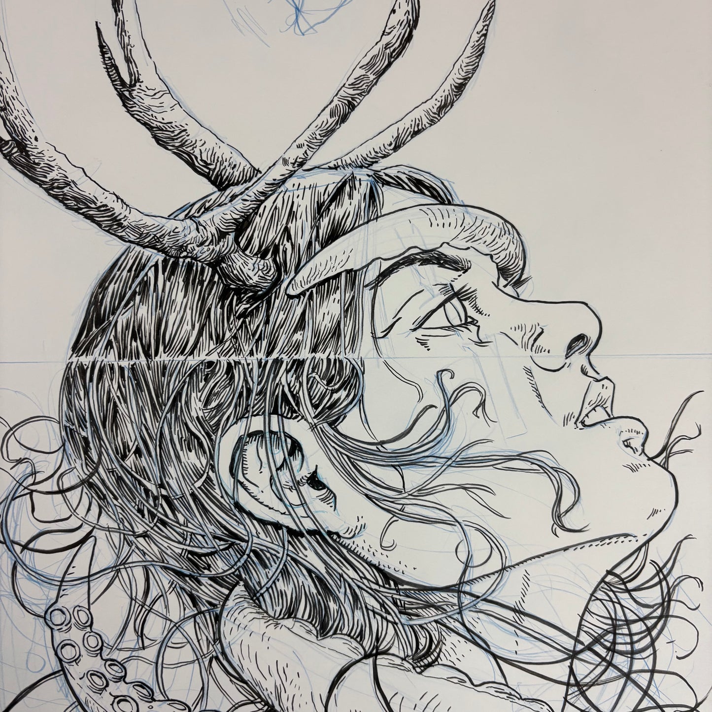 "The Beast" original art