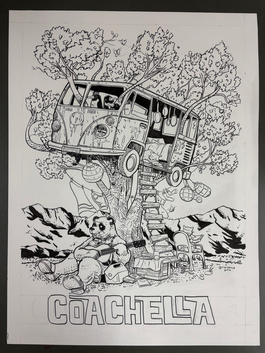 Coachella 2014 official poster original art