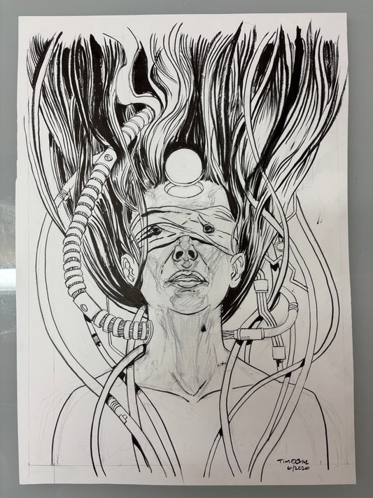 "Rock On" original art
