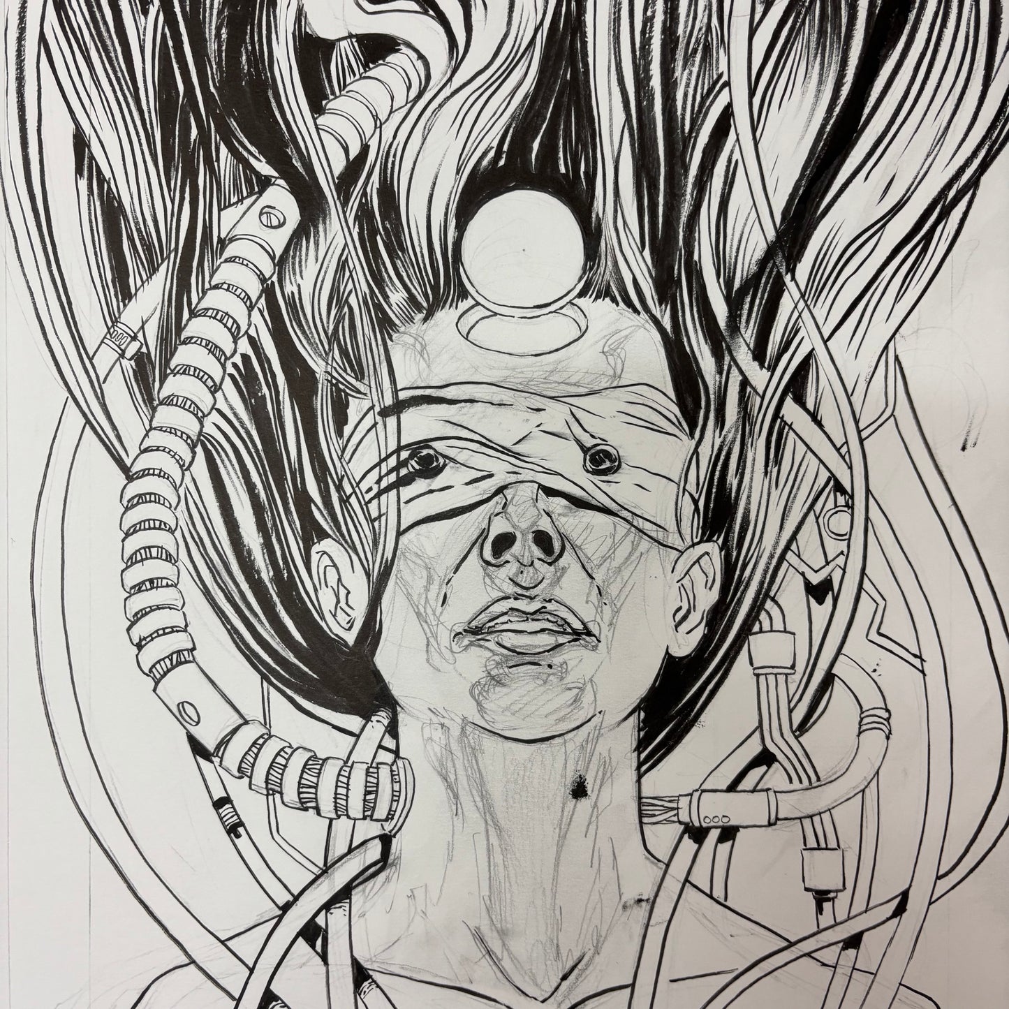 "Rock On" original art