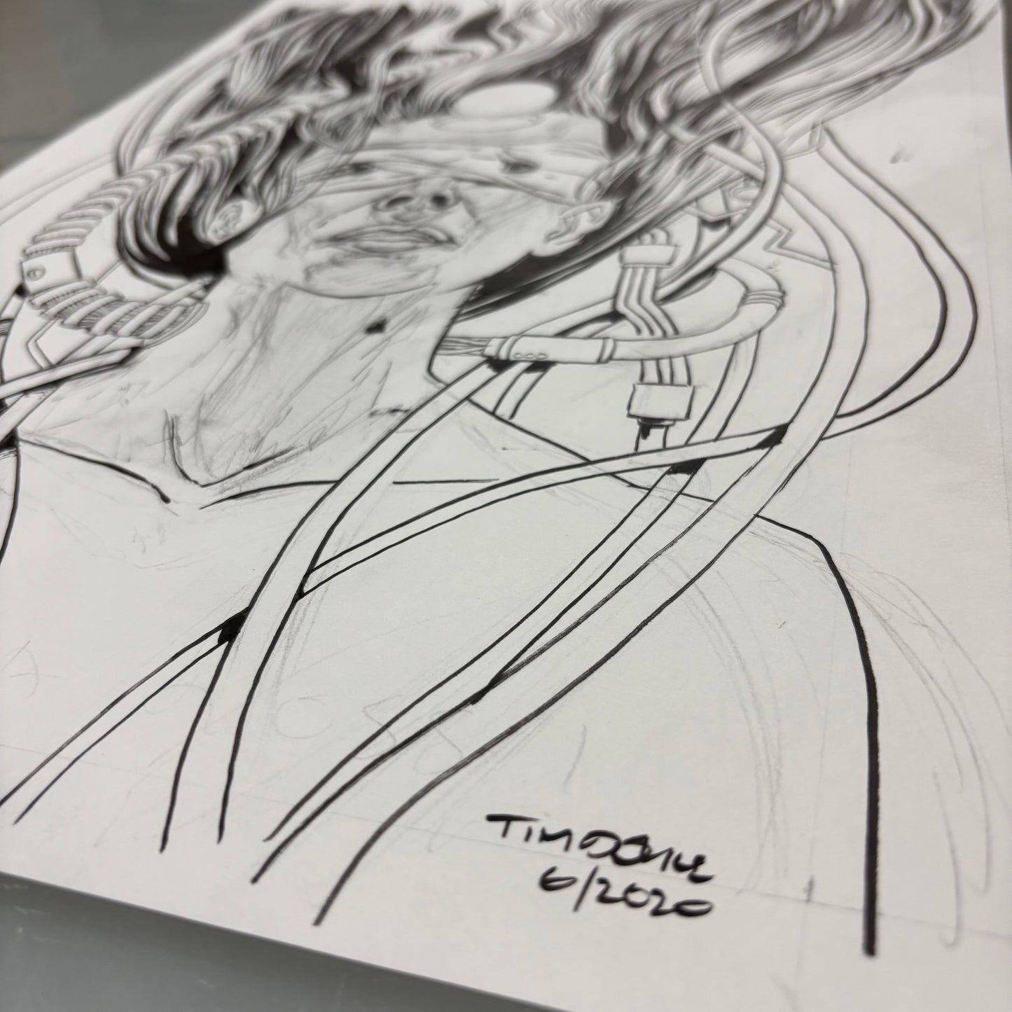 "Rock On" original art