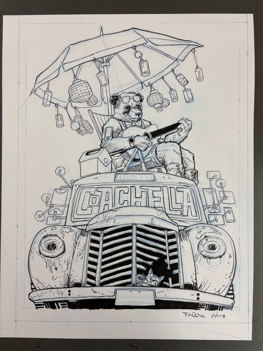Coachella 2018 official poster original art