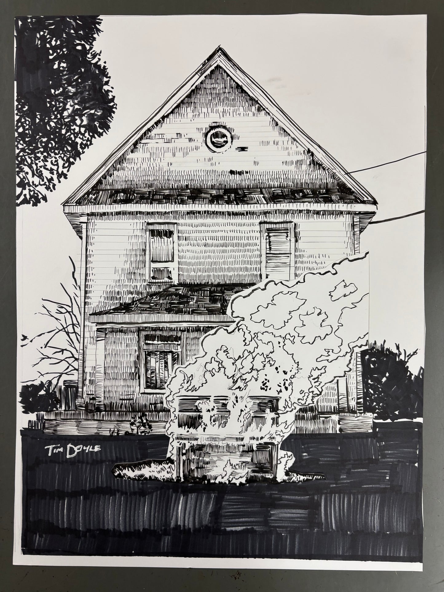 Lumineers 2020 gig poster original art