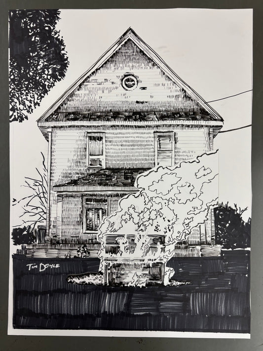 Lumineers 2020 gig poster original art