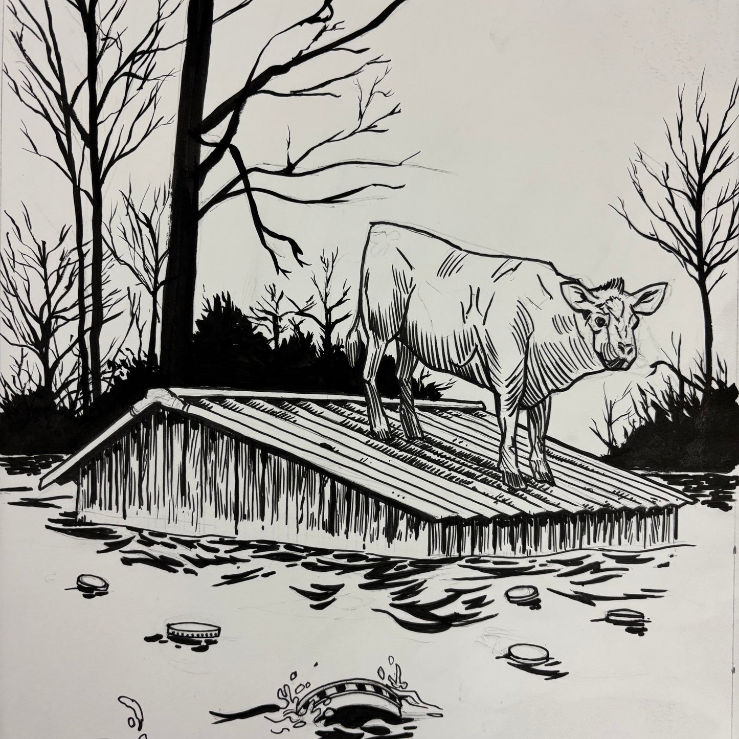 "The Prophecy" original art