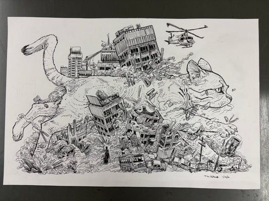 "Pickles Ruins Everything" original art