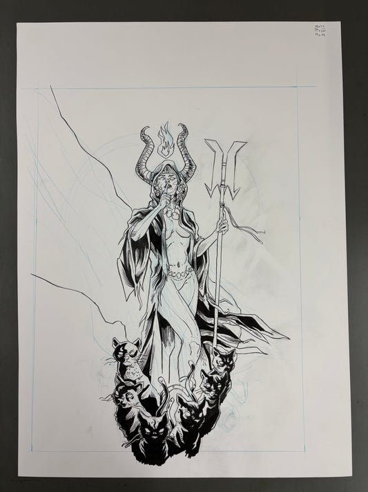 Black Sabbath gig poster original art