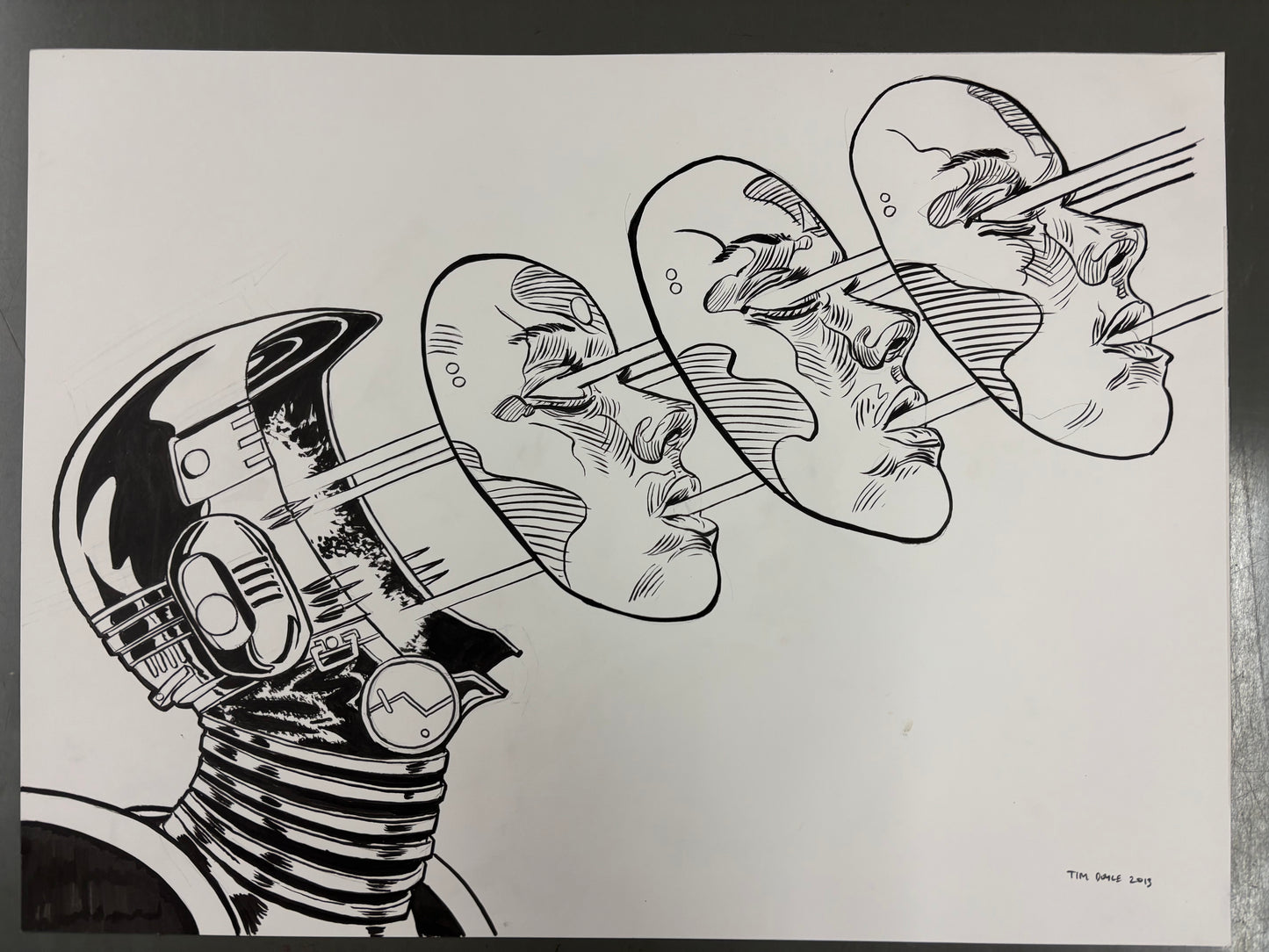 Muse gig poster original art