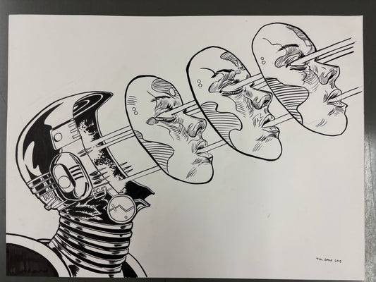 Muse gig poster original art