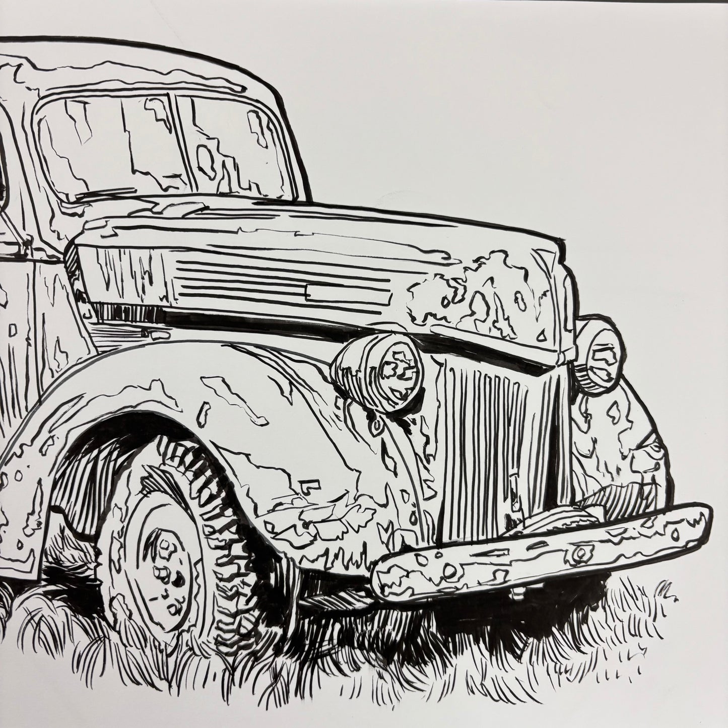 Eric Church gig poster #2 original art