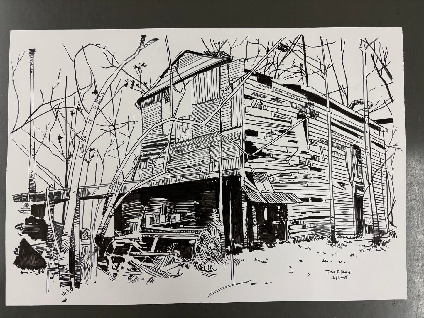 Eric Church gig poster #3 original art
