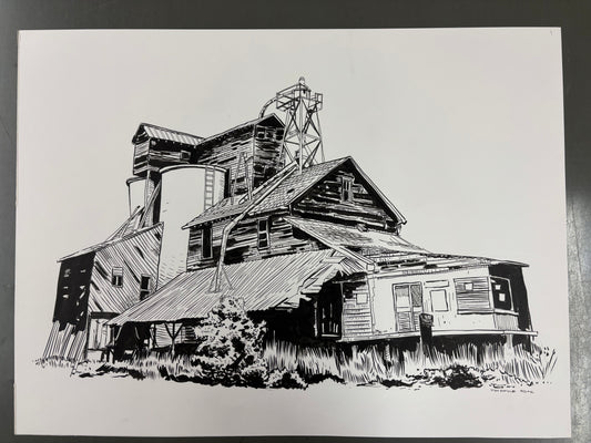 Eric Church gig poster #5 original art