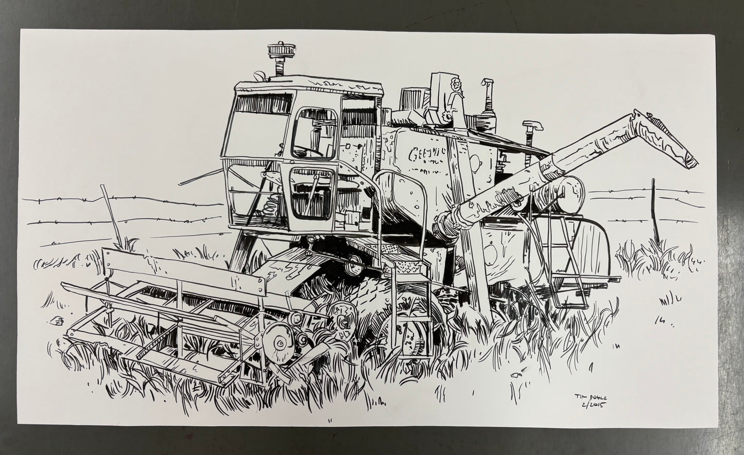 Eric Church gig poster #6 original art