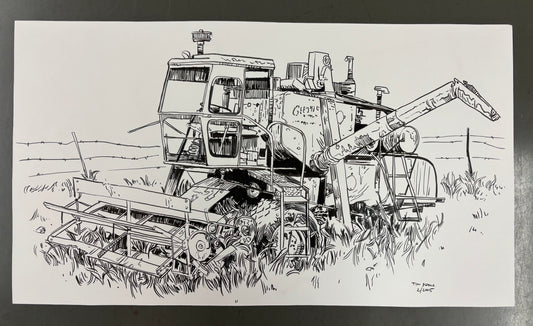 Eric Church gig poster #6 original art